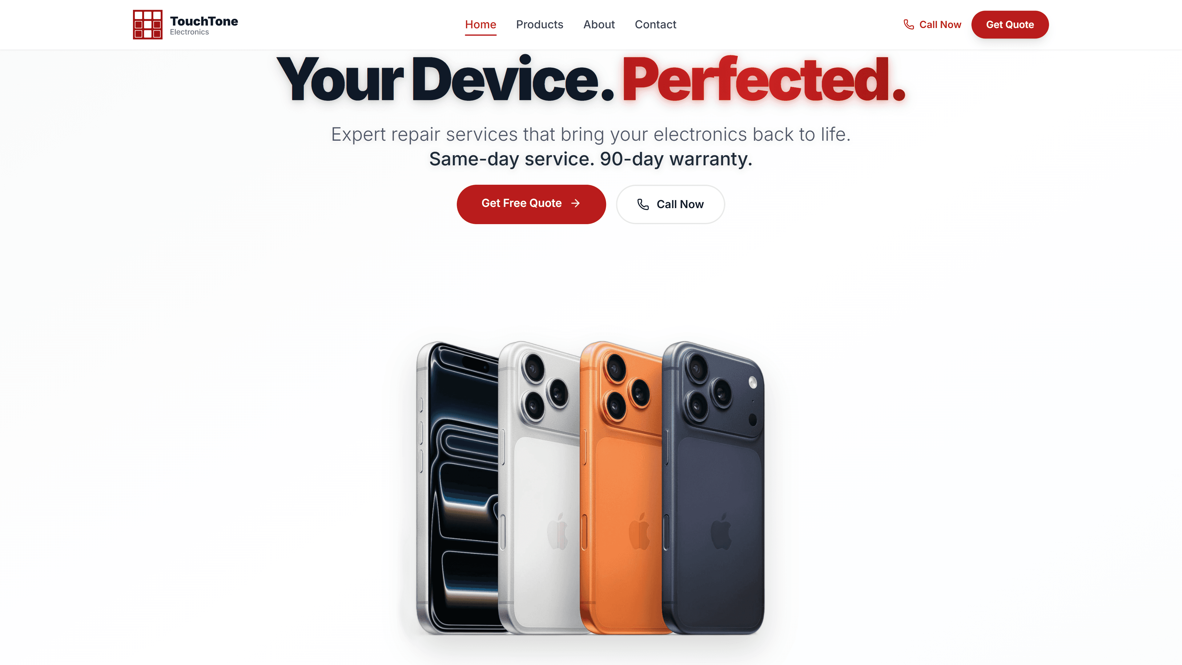 TouchTone Electronics screenshot